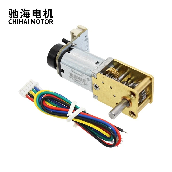 DC Worm Gear Motor With Hall Encoder