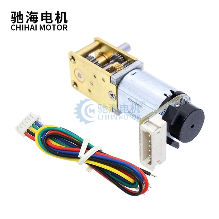DC Worm Gear Motor With Hall Encoder