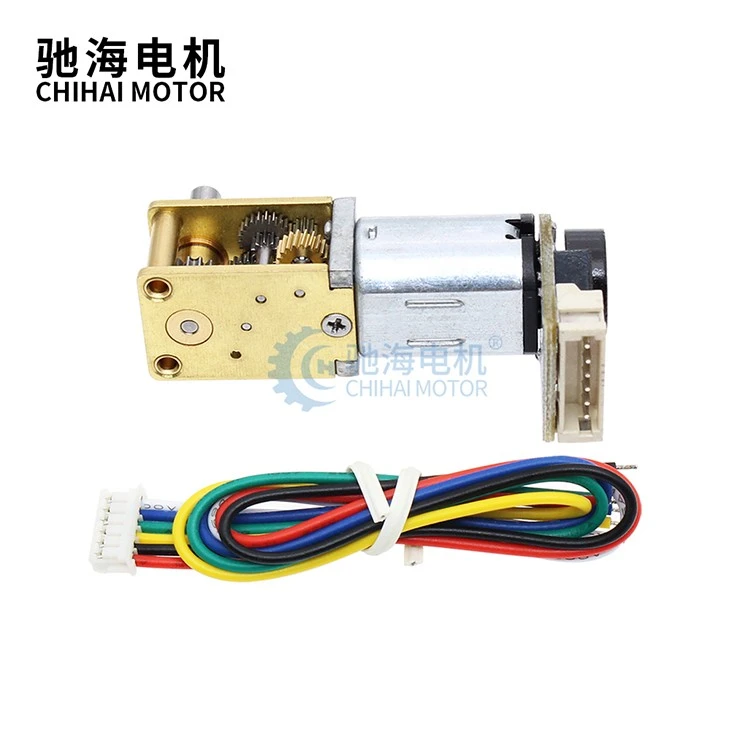 DC Worm Gear Motor With Hall Encoder
